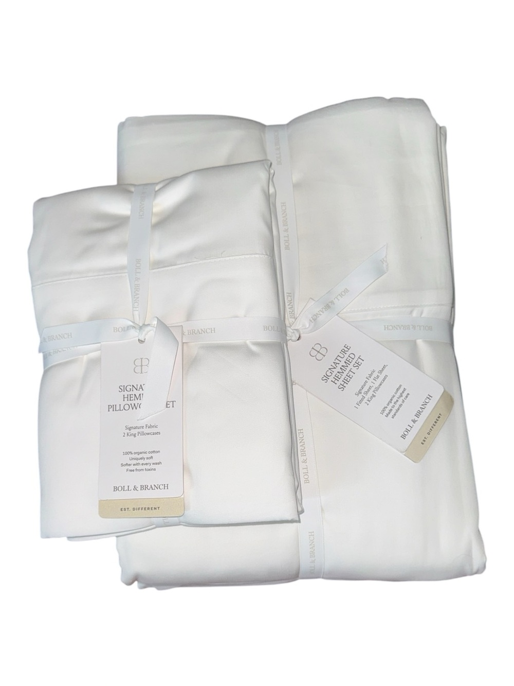 Boll & Branch - Signature Hemmed Cotton Sheet Set - California King Size
